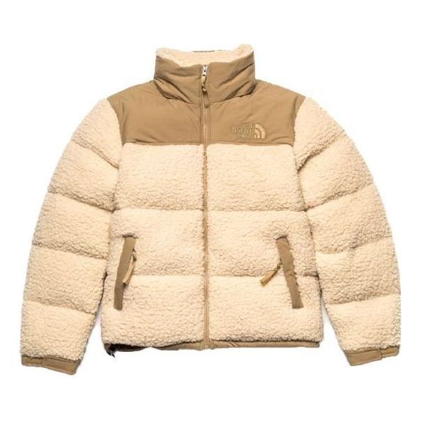 THE NORTH FACE Logo Nuptse Jacket 'Beige' NF0A5A84-11G