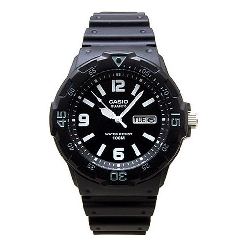 CASIO Sports Waterproof Shockproof Mens Black Analog MRW-200H-1B2