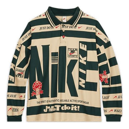 Nike x Cactus Plant Flea Market Long-Sleeve Polo 'Natural' CZ1195-397