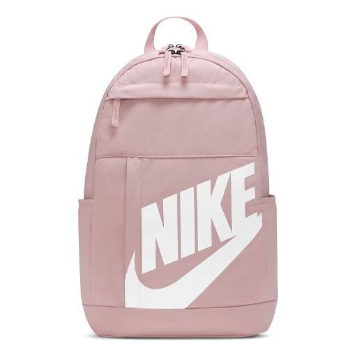 Nike Elemental Backpack Basic Large logo Student schoolbag Sakura Pink DD0559-630
