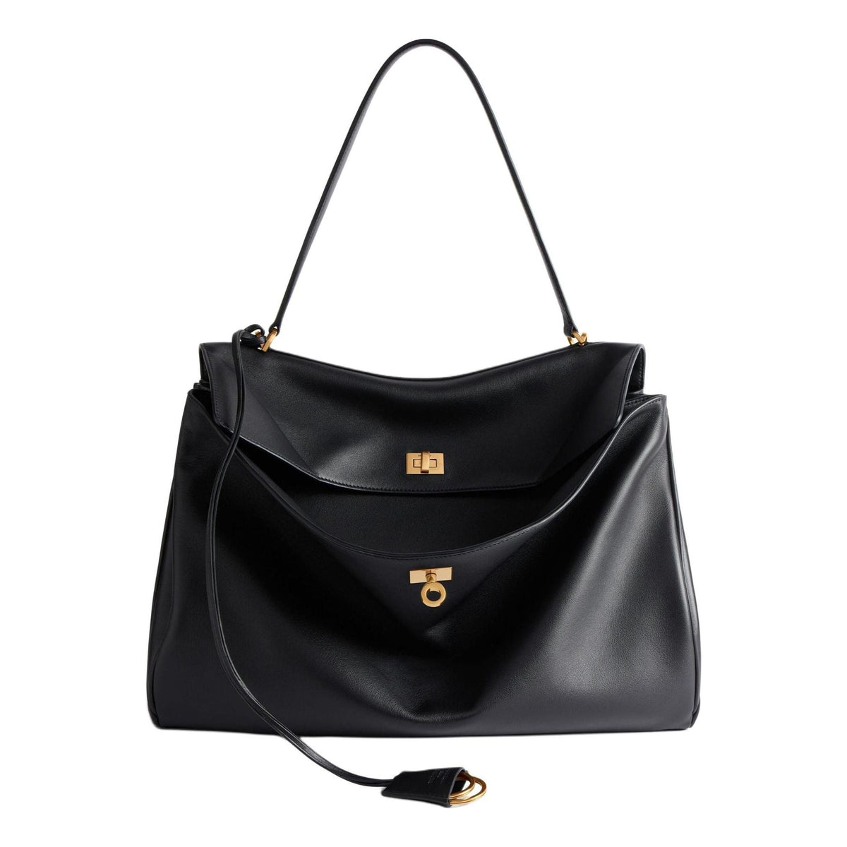 (WMNS) Balenciaga Rodeo Large Handbag 'Black' 7897442AA4V1000