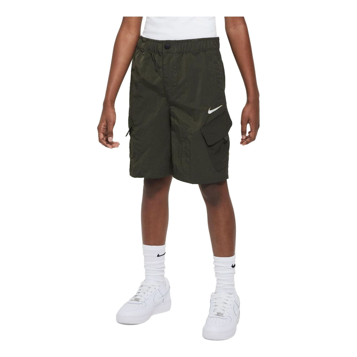 (GS) Nike Outdoor Play Woven Cargo Shorts 'Cargo Khaki' FB1326-325