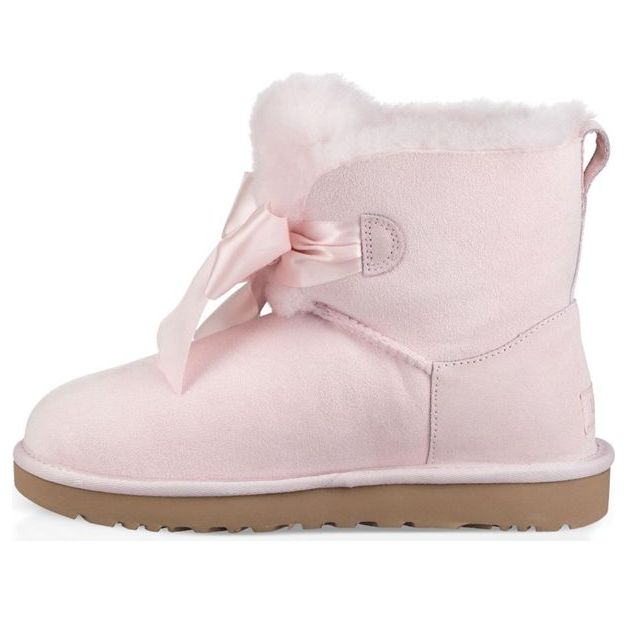 (WMNS) UGG F18 Mini Bow Fleece Lined Pink 1098360-SLPN