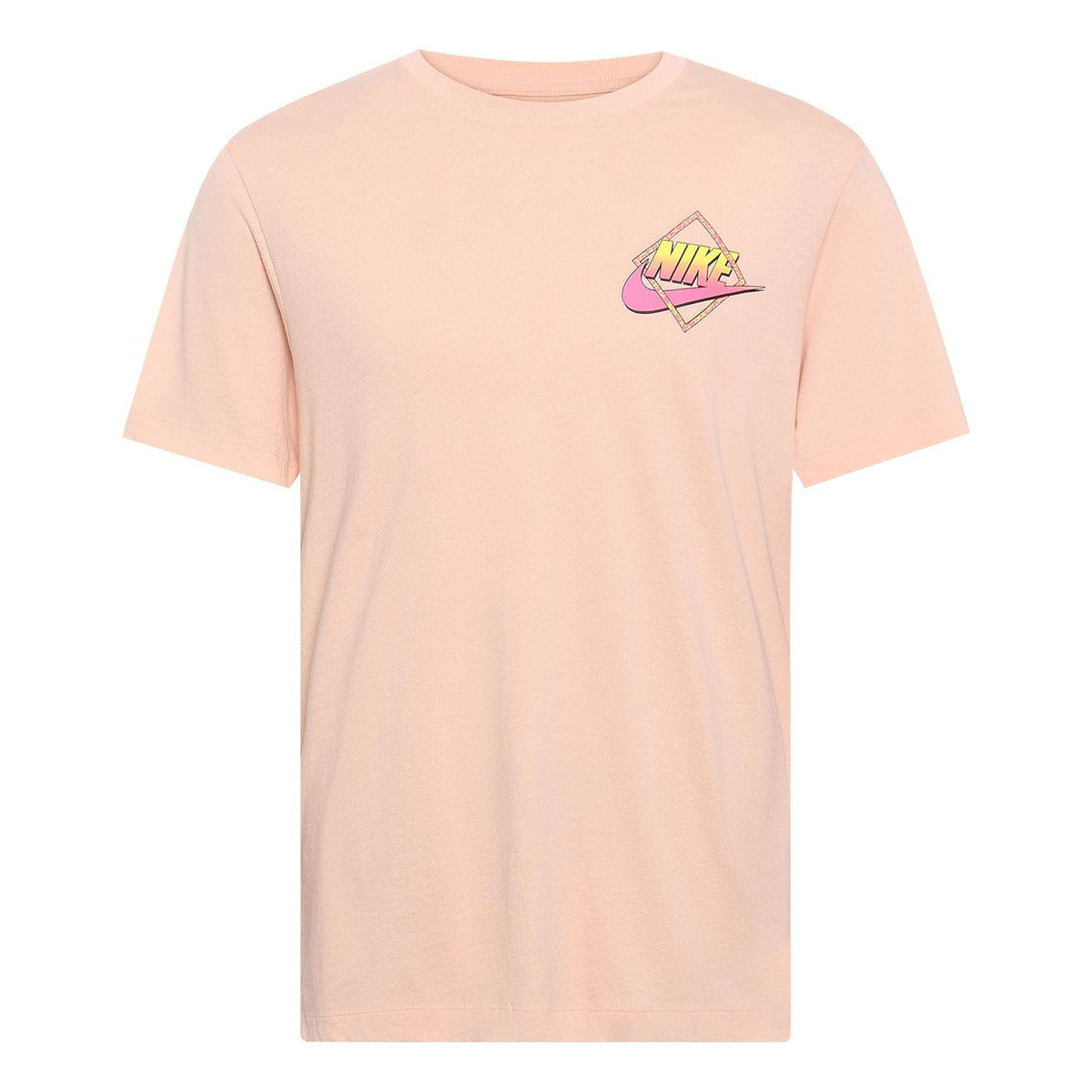 Nike Sportswear Back Printing Sports Short Sleeve Orange DD1285-800