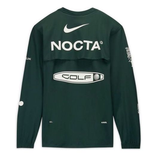 Nike x NOCTA Drake Long Sleeve Woven Pullover 'Green White' DJ5584-397