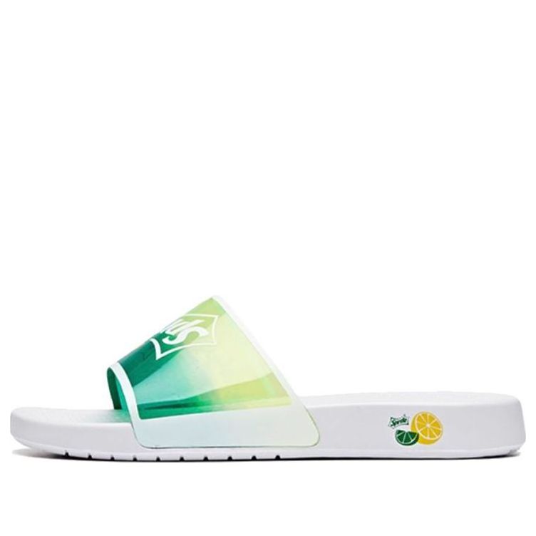 (WMNS) ANTA x Sprite Outdoors Slides 'White Green' 922036963-4