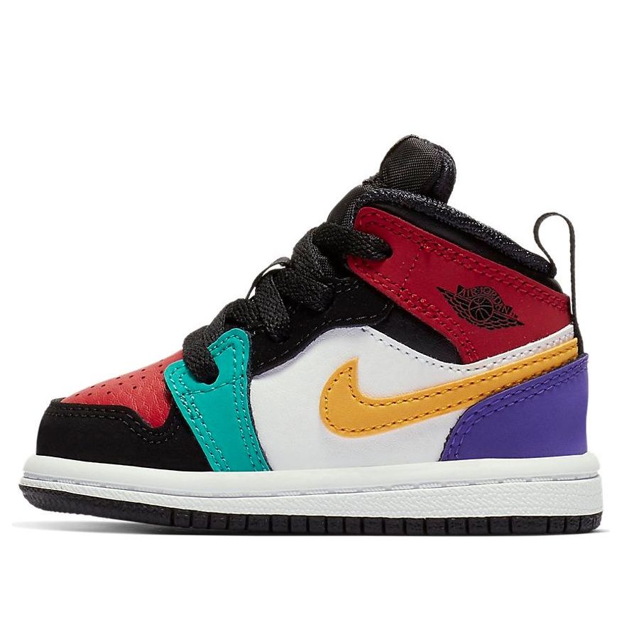 (TD) Air Jordan 1 Mid 'Multi-Color' 640735-125