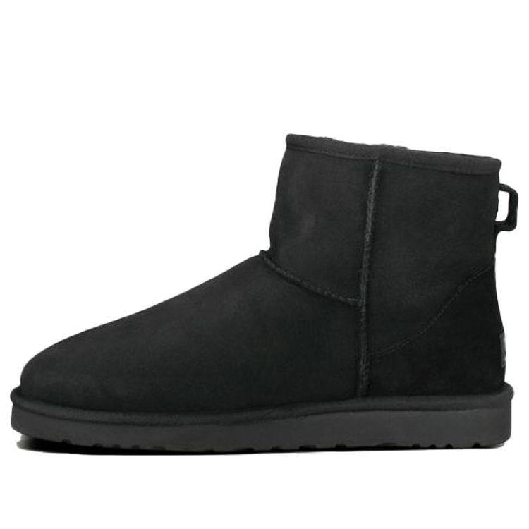 UGG Classic Mini Fleece Lined Snow Boots Black 1002072-BLK