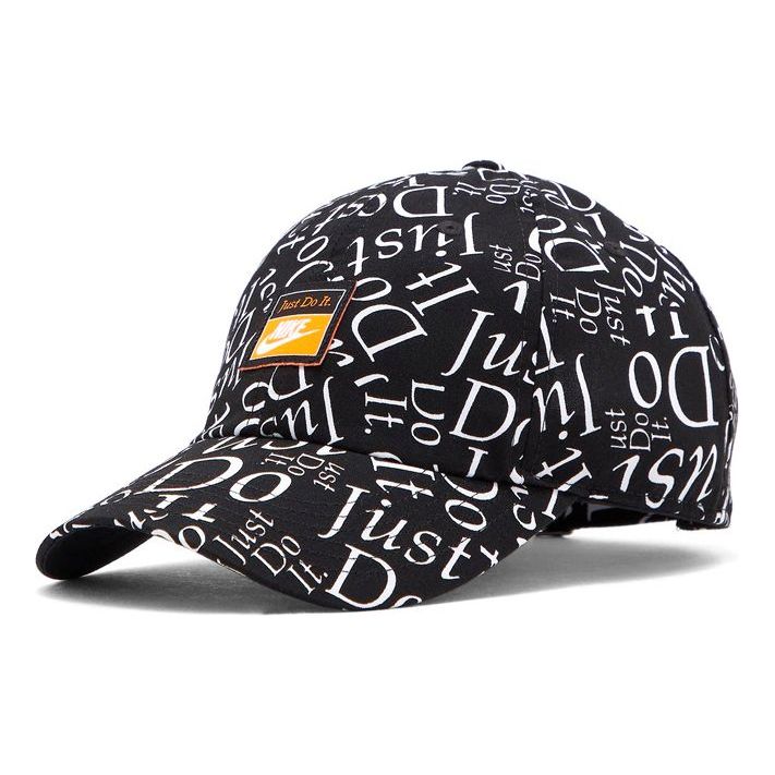 (GS) Nike H86 Just Do It AOP Cap 'Black' CQ9172-010