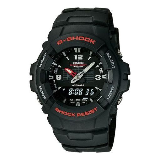 CASIO G-Shock Analog-Digital 'Black' G-100-1B