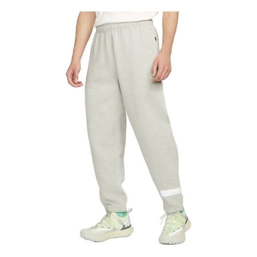 Nike Solid Color Casual Sports Long Pants Couple Style Gray DM4247-050