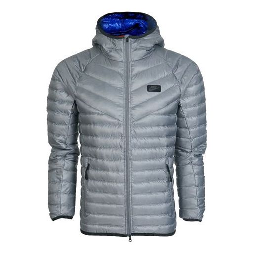 Nike Sports Stay Warm hooded down Jacket Gray 693534-065