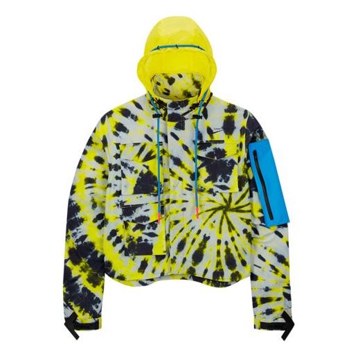 (WMNS) Nike Lab Tie Dye Jacket 'Volt Blue' CK4808-702