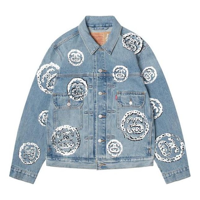 Stussy x Denim Tears Type 2 Jacket 'Light Indigo' 80208168