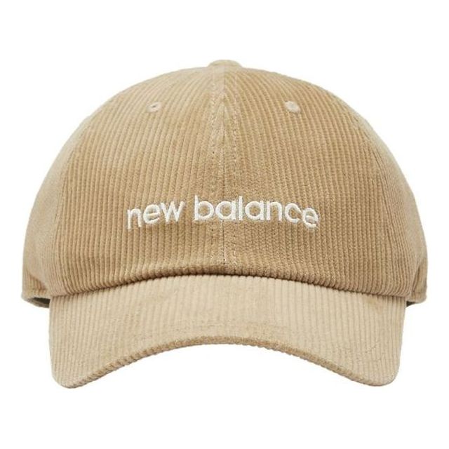 New Balance Wordmark Logo Corduroy Cap 'Tan' JACL1720HMP