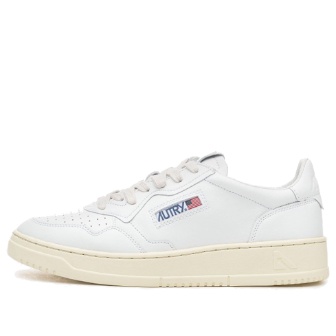 Autry Medalist Low Leather 'White' AULM-LL15