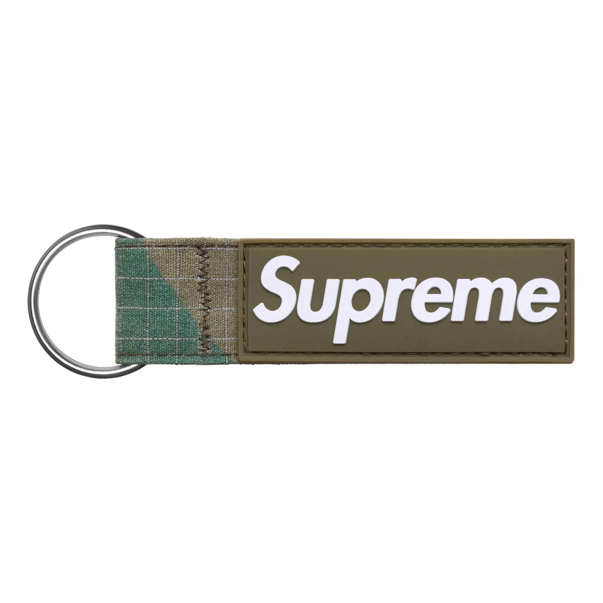 Supreme Ripstop Keychain SS24 'Olive' SUP-SS24-2665