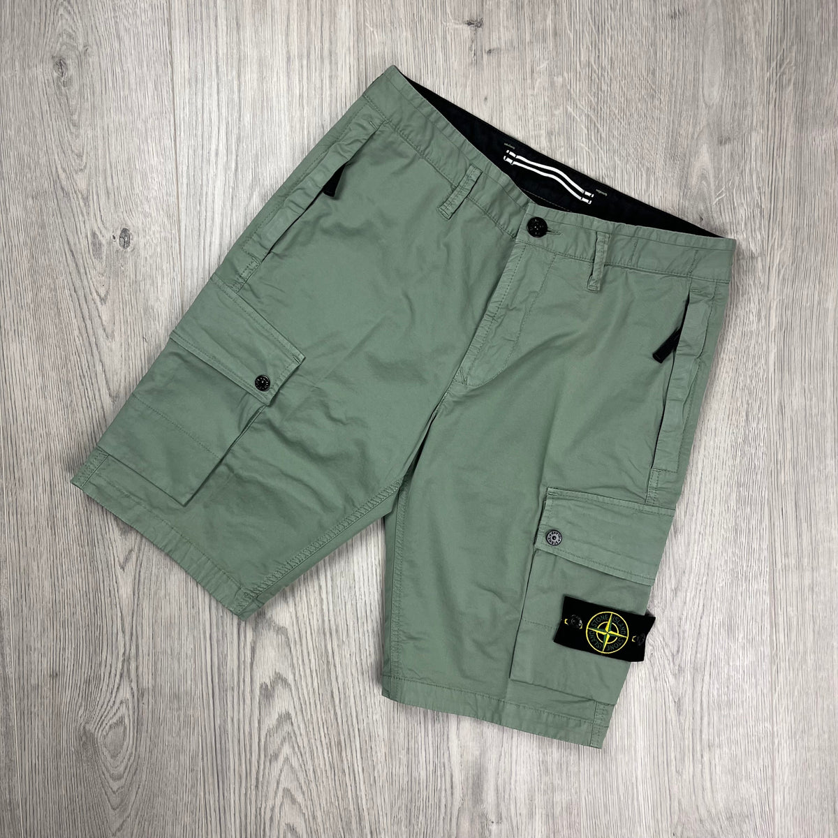 Stone Island Cargo Shorts - Sage Castmark