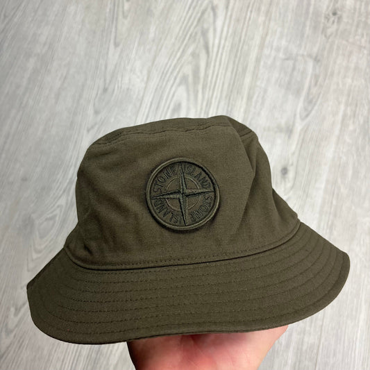 Stone Island Bucket Hat - Green Castmark