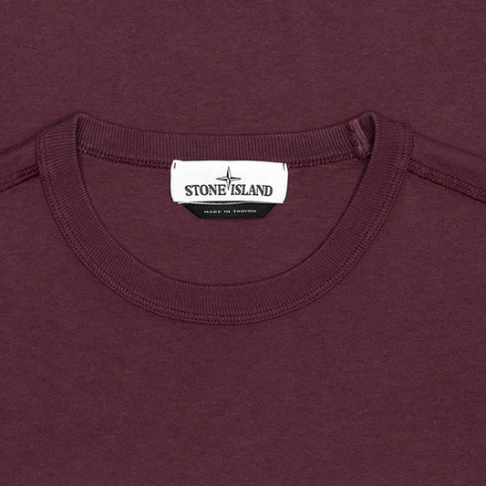 Stone Island Graphic Five L/S T-Shirt - Dark Burgundy