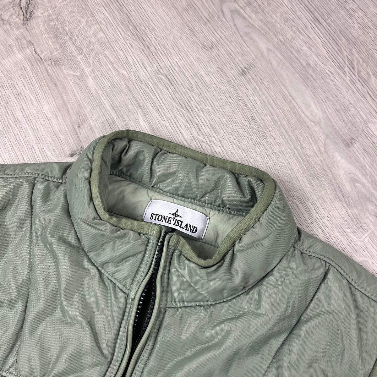 Stone Island Nylon Gilet - Sage Castmark