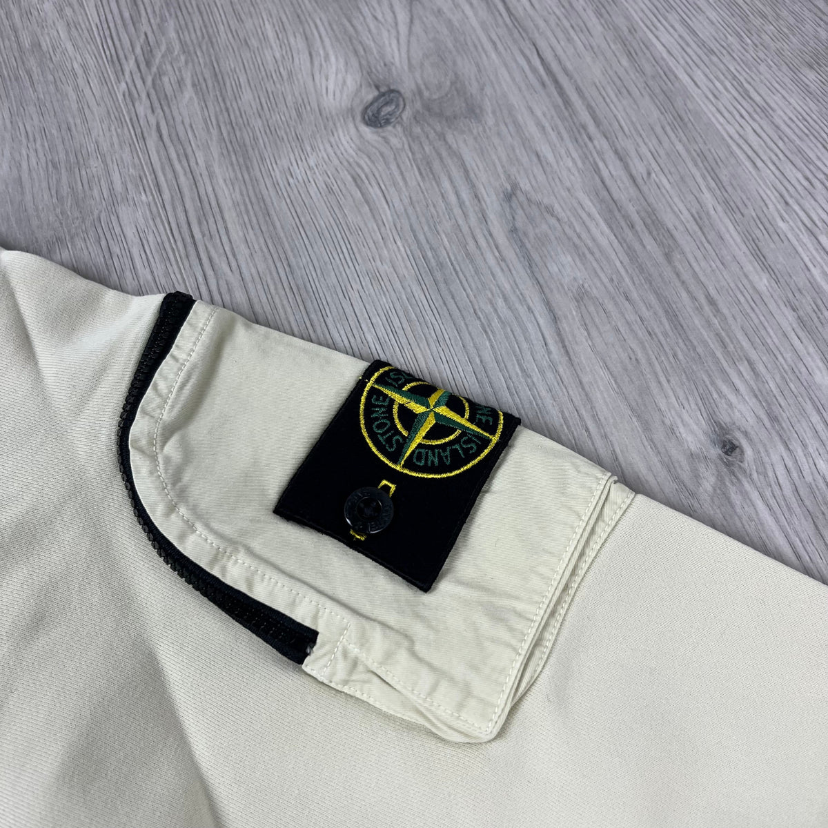 Stone Island Dyed Sweatshirt - Oat Castmark