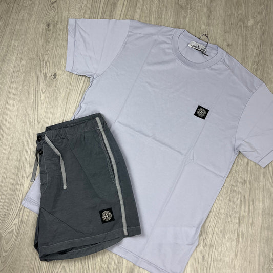 Stone Island Holiday Set - Lilac/Avio Blue Castmark