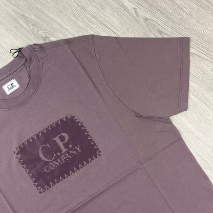 CP Company Stamp T-Shirt - Dove Castmark