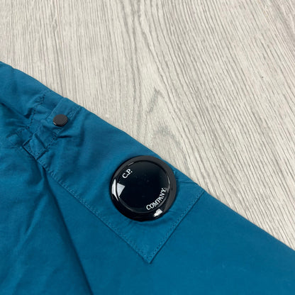 CP Company Zip Overshirt - Ink Blue Castmark