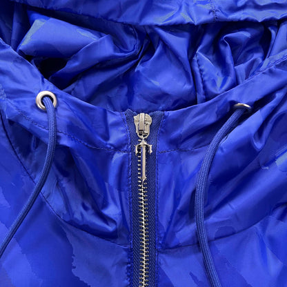 Trapstar Irongate T Jacquard Windbreaker - Black/Blue