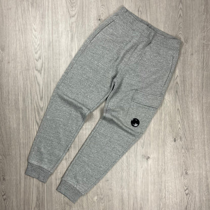 CP Company Raised Fleece Tracksuit - Grey Castmark