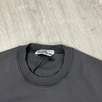 Stone Island Dyed Sweatshirt - Charcoal Castmark