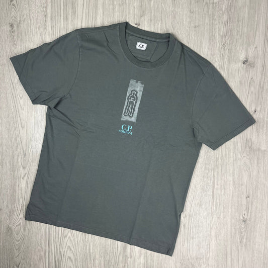 CP Company Sailor T-Shirt - Smoked Pearl Castmark