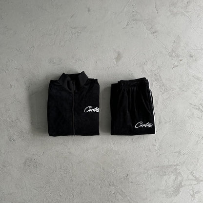CORTEIZ Velour Set - Black