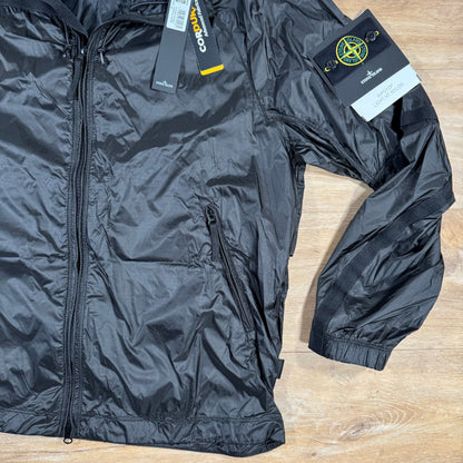 Stone Island Ripstop Light HT Nylon Jacket in Lead Grey Castmark