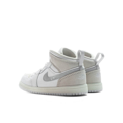 Jordan 1 Mid SE (TD) - White/Light Orewood Brown/Tech Grey