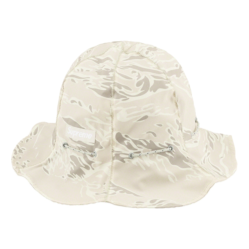 Supreme Tiger Camo Reflective Tulip Hat 'White' SUP-FW22-1100