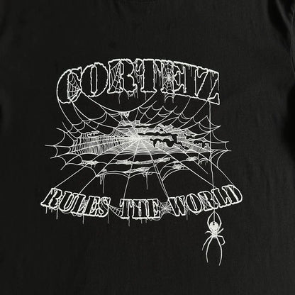 CORTEIZ Spider Webb T-Shirt - Black