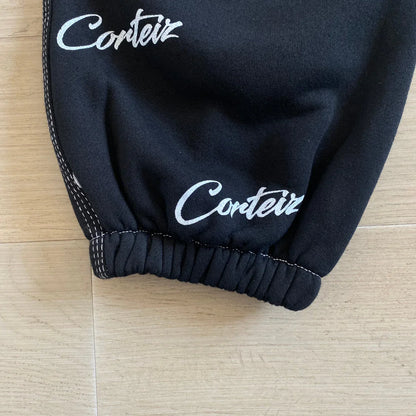 CORTEIZ All Over Print Joggers - Black/White