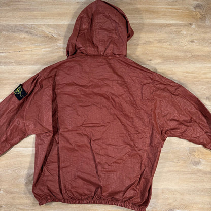 Stone Island Organic Look Nylon Panama-TC Anorak Jacket in Copper Castmark
