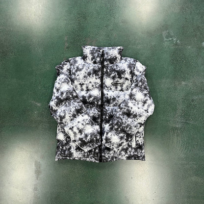 Trapstar Hyperdrive Puffer Jacket - Black/Grey Camo