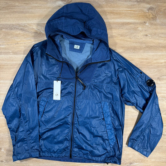 CP Company CS II Mixed Lens Jacket in Oceana - Blue Castmark