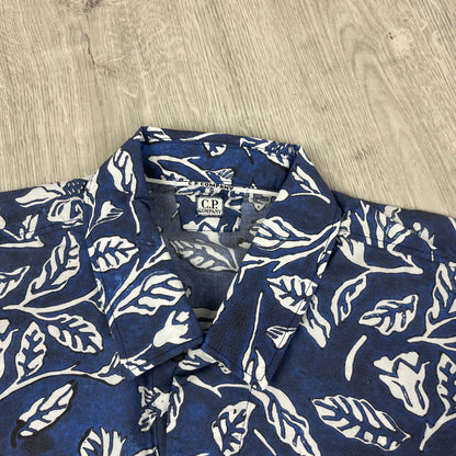 CP Company Floral Shirt - Blue Castmark