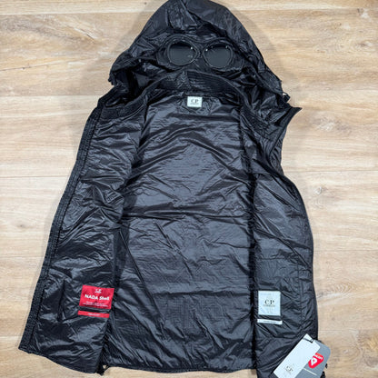CP Company Nada Shell Goggle Vest in Black Castmark