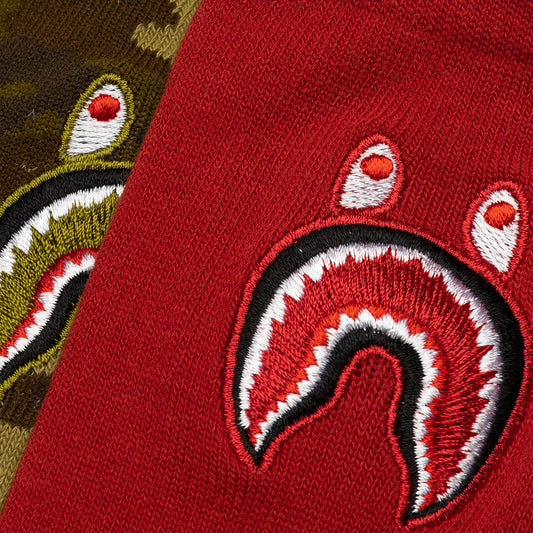 1st Shark Socks - Red