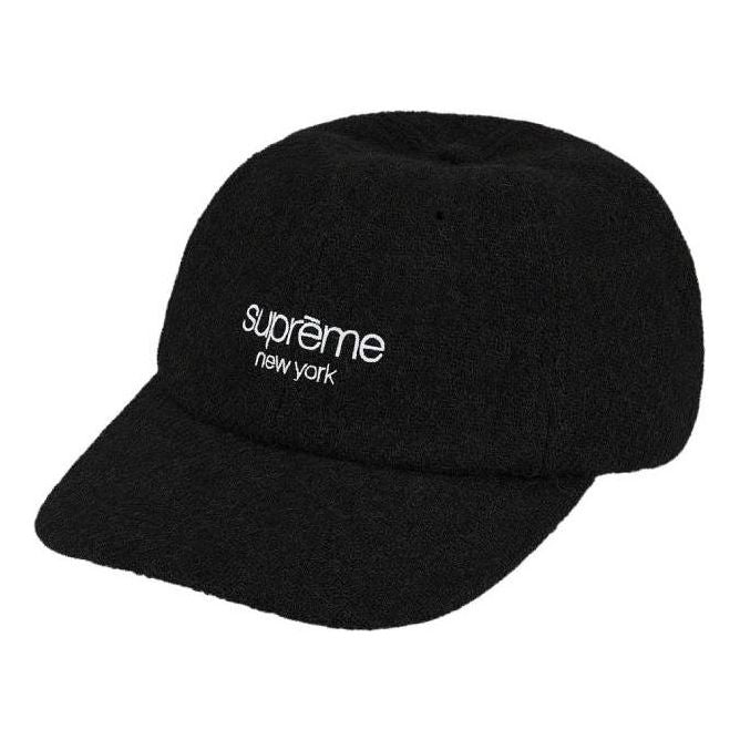 Supreme Harris Tweed Classic Logo 6-Panel 'Black White' SUP-FW21-410