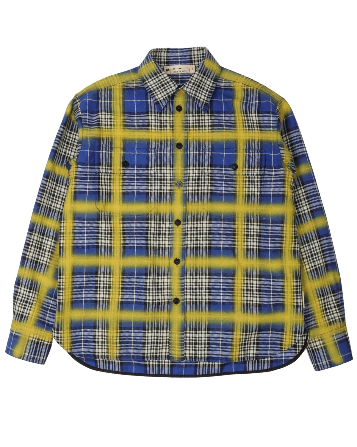 MARNI SPRAY PAINT FLANNEL BLUE/YELLOW