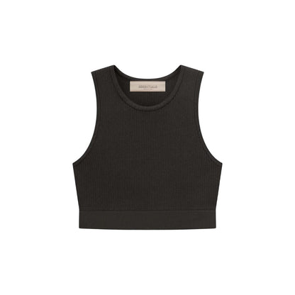 ESSENTIALS WOMENS RIBBED SPORTS TANK TOP INK