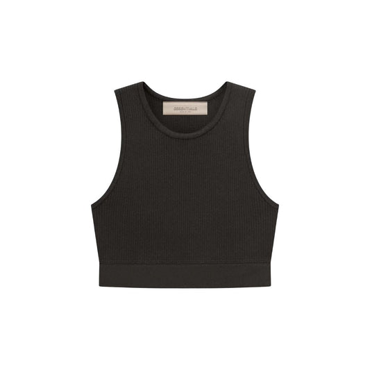 ESSENTIALS WOMENS RIBBED SPORTS TANK TOP INK