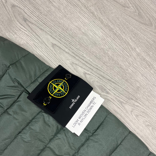 Stone Island Woven Down Jacket - Musk Castmark
